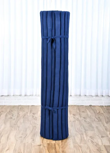 Vista 499 de Leewadee colchón tailandés enrollable para cama de invitados, tapete de yoga, para masaje tailandés, ecológico, orgánico y natural.