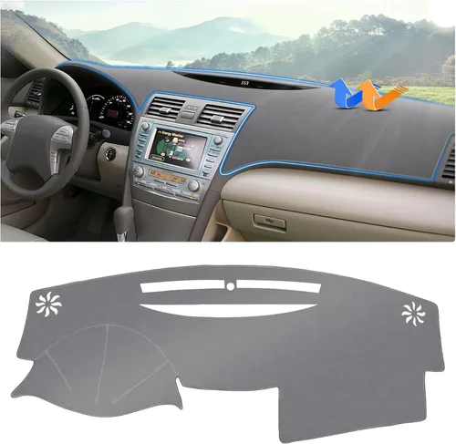 Vista 39 de Autorder Cubierta de salpicadero para Hyundai Sonata 2009 2010 Accesorios Dash Cover Upgrade Flannel Dash Mat Parasol Protector de rayos UV