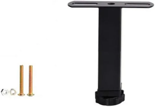 Vista 7 de zoele Patas ajustables de metal para mesa/cama y sofá/muebles de gabinete patas de soporte/resistente fácil instalación marco central de cama pata