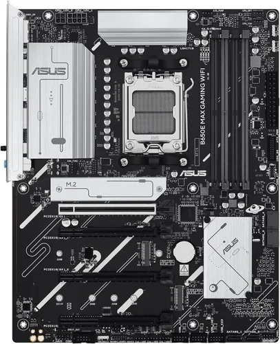 Vista 4 de MICRO CENTER Procesador AMD 7700X con placa base ASUS B650E MAX Gaming WF