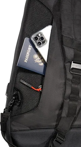 Vista 13 de Gator Cases ICON Series Premium - Bolsa de concierto resistente a la intemperie para guitarras de estilo semihueco; con tiradores de cremallera