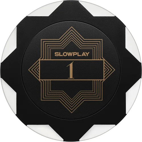 Vista 19 de SLOWPLAY Nash Clay - Fichas de póquer, 0.49 oz de compuesto de arcilla pesada, 1.575 in a granel, paquete de 50 con denominación de 10