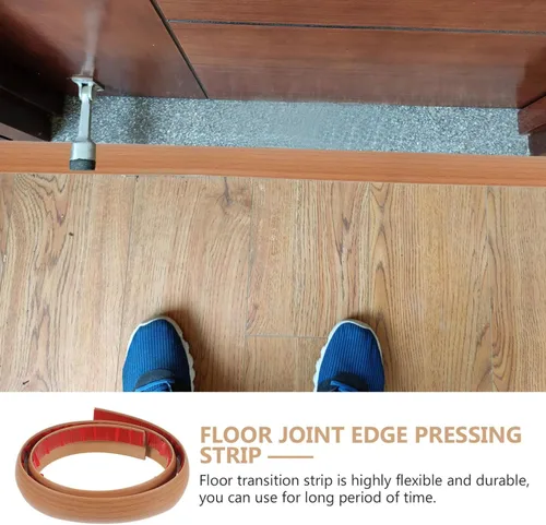 Vista 3 de OSALADI Suelo de baldosas para azulejos de baldosas para suelos de madera, tira de umbral de baldosas a alfombras, tira de transición de piso, tira