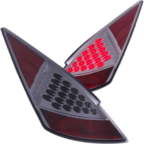 Vista 5 de Anzo USA Conjunto de luces traseras LED negras 321099 Nissan 350Z (se venden en pares)