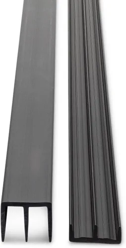 Vista 3 de Randall Manufacturing - Pista de puerta corredera de plástico de 1/4