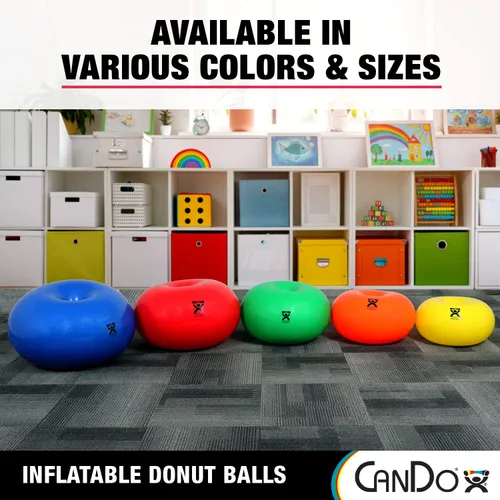 Vista 3 de Pelota en forma de dona Cando, 34 pulgadas de diámetro x 18 pulgadas de altura, 1