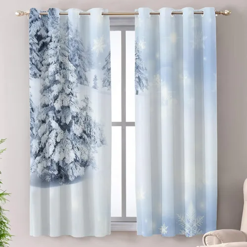Vista 44 de Shrahala Abstract Colorful Tier Curtains for Kitchen Windows, Modern Ative Cafe Curtain Multilayer Polyester Blackout Half Valances for Windows 2