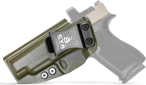 Vista 108 de CYA Supply Co. Funda para llevar armas dentro del cinturón, lista para ópticos (verde OD) IWB, para llevar armas ocultas, dentro de la cintura