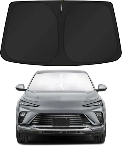 Vista 121 de KUST Parasol para parabrisas para Volkswagen VW ID.4 2021-2025 2026, accesorios para ventana, protector plegable, bloquea los rayos UV, mantiene