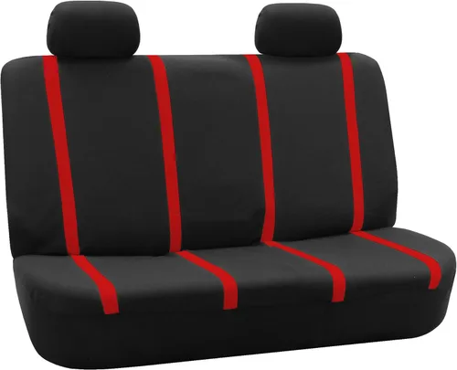 Vista 18 de FH Group - Juego de fundas de asientos frontales para auto, de tela verde menta, para asientos de respaldo bajo con reposacabezas removibles, ajuste