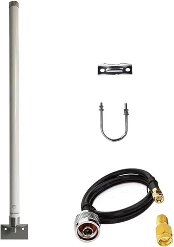 Vista 8 de Antenas WiFi de largo alcance para exteriores, kit completo de 2.4 GHz, panel externo, extensor de antena WiFi direccional para enrutador WiFi