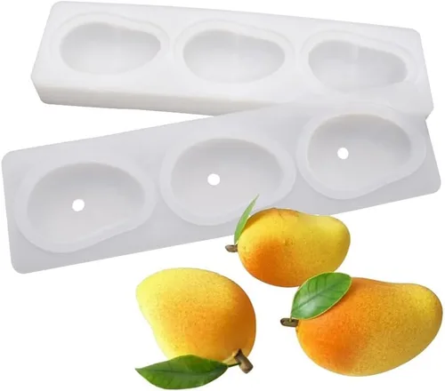 Molde de Silicona para Postres Molde de Silicona para Pastel Para Hornear Molde de Fondant Forma de Fruta Caramelo de Azúcar Gelatina Utensilios de