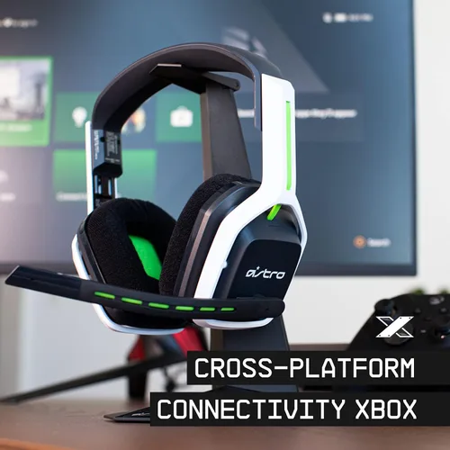 Vista 3 de ASTRO Gaming A20 Wireless Headset Gen 2 for Xbox Series X S One PC Mac - White Green