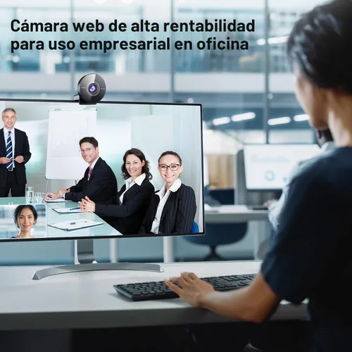 Vista 7 de EMEET C950 Cámara Web 4K para PC - Enfoque Automático PDAF, Cámara Web USB con Micrófono y Cubierta de Privacidad Física, 1080P@60FPS, USB 2.0
