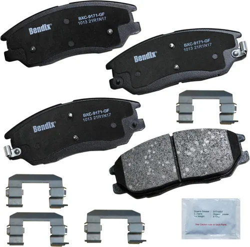 Vista 427 de Pastillas de freno delanteras semi-metálicas Bendix Priority1 CFM1774 para Ford Transit 2019-2017, Transit-150 2021-2015, Transit-250 2021-2015