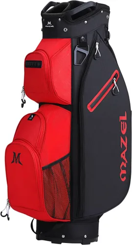 Vista 8 de MAZEL Bolsa de carrito de golf con divisores de longitud completa de 7 vías en la parte superior y 9 bolsillos, bolsa ligera de palos de golf
