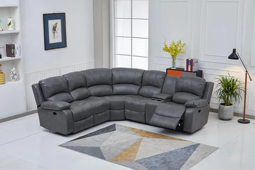 Vista 82 de Betsy Furniture 8018 - Juego de sillón reclinable de cuero reconstituido, para sala, sofá reclinable, sofá de dos piezas y sillón de cuero