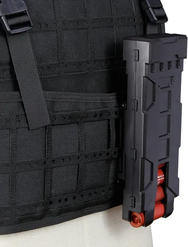Vista 8 de Tactical MOLLE 10pcs 12 Gauge Shotgun Magazine Shell Pouch Carrier Holder