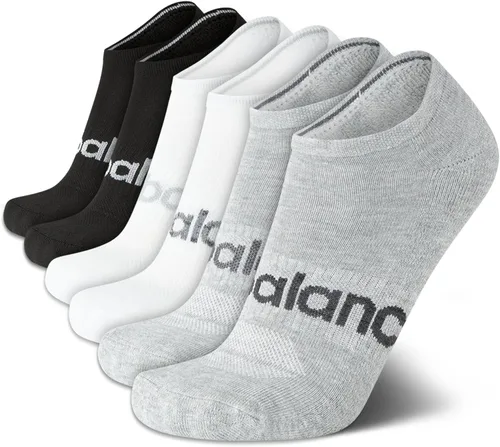 New Balance Calcetines básicos de corte bajo para hombre (6 unidades)