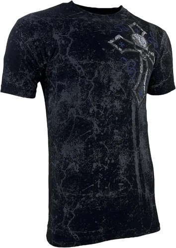 Vista 8 de Xtreme Couture by Affliction Camiseta para hombre Stone Warrior