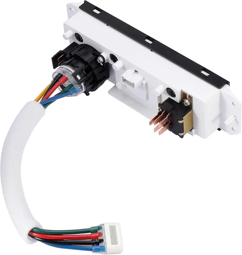 Vista 6 de X AUTOHAUX Calentador HVAC Panel de control de clima con interruptor de motor soplador Unidad de control de aire acondicionado para Jeep Wrangler TJ