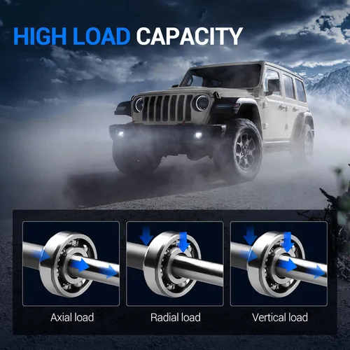 Vista 8 de Autoround 515065 Conjunto de rodamiento de rueda delantera 4WD y buje compatible con Nissan Frontier 2005-2018 Pathfinder 2005-2012 Xterra