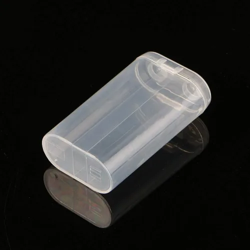 Vista 8 de Sara-u Estuche duradero de 5 piezas 2X18650 para batería 18650, caja de almacenamiento de batería recargable para batería externa de plástico