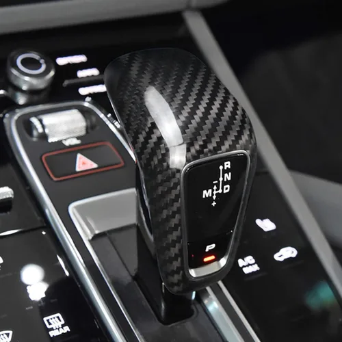 Vista 8 de Cubierta de fibra de carbono real para Porsche Cayenne/Porsche Cayenne New Energy 2018-2025 Porsche Cayenne Accesorios (rojo)