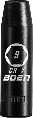 Vista 11 de BOEN 1/2" unidad de enchufe de impacto profundo, enchufe de impacto premium, enchufe de 24 mm, métrico, 6 puntas, acero Cr-V con marcaje láser