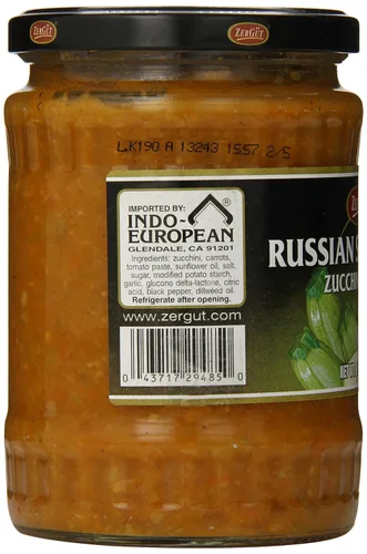 Vista 3 de Zergut Ikra de calabacín, estilo ruso, 19 onzas