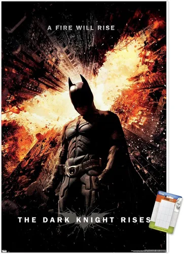 Vista 9 de DC Comics Movie The Dark Knight Rises - Póster de pared de una hoja, 34 pulgadas de largo x 22.4 pulgadas de ancho, versión premium sin marco