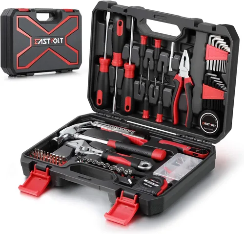 Vista 10 de Eastvolt - Juego de herramientas para el hogar de 218 piezas, juego de herramientas de reparación para automóviles, kits de herramientas