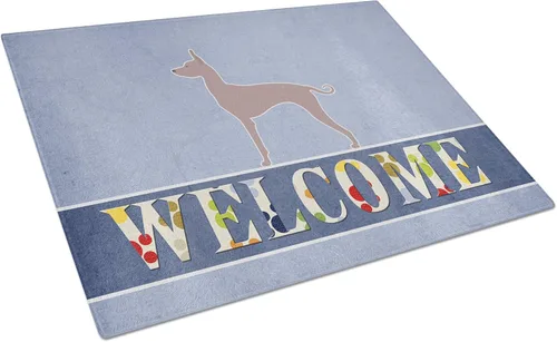 Vista 71 de Caroline's Treasures BB5552LCB Affenpinscher Tabla de cortar de vidrio de bienvenida grande decorativa de vidrio templado tabla de cortar y servir