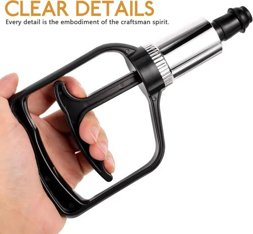 Vista 5 de Bomba de vacío de mano Bomba de mano de ventosas Bomba de aire de ventosas de acupuntura china Bomba de aire de ventosa trasera de succión