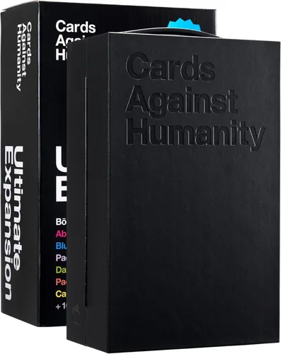 Vista 2 de Cards Against Humanity: Expansión definitiva • Casi 2,000 cartas preempaquetadas en nuestro estuche de almacenamiento Boks