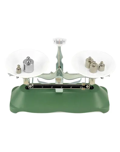 Vista 3 de QWORK Balanza de Escala, 100g / 0.1g, Balanza de Haz Triple de Laboratorio para Herramienta Didáctica