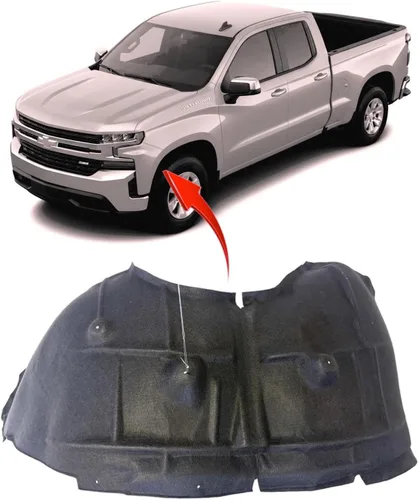 FitParts Compatible con guardabarros delantero izquierdo del lado del conductor Chevrolet Silverado 1500 2019-2022. Nuevo, plástico y listo para