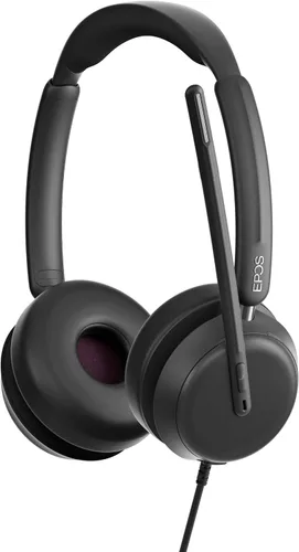Vista 6 de EPOS IMPACT 860 - Auriculares con cable de doble lado USB C y USB A para PC con micrófono con cancelación de ruido, audio de banda súper ancha