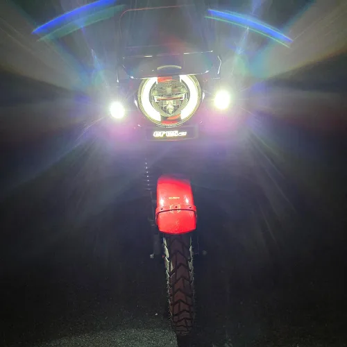 Vista 6 de Kit de luz auxiliar LED con conector compatible con Honda CT125 Trail 125 Hunter cub (2019-actual) (blanco día #2)