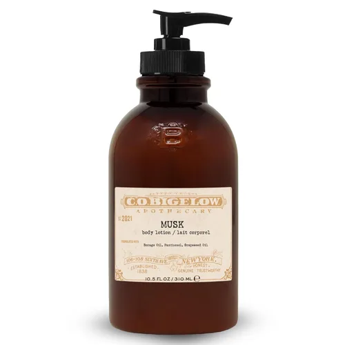 Vista 11 de C.O. Bigelow Colección Icónica Loción Corporal Ámbar, Crema Corporal Perfumada con Aceite de Semilla de Uva y Manteca de Karité, 10.5 onzas líquidas