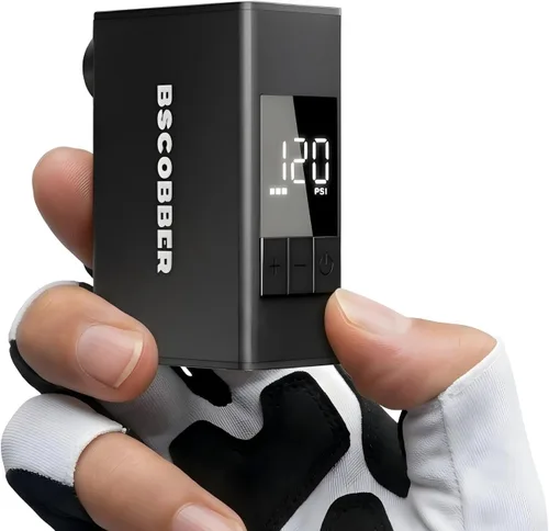 Mini bomba de bicicleta de 4.83 oz 120 PSI, apagado automático de
