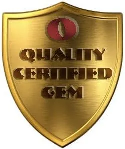 Vista 2 de Gema natural esmeralda verde redonda, brillante y suelta