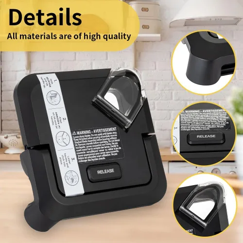 Vista 3 de Tapa de licuadora de repuesto para jarra Ninja de 72 oz con tapa de bloqueo, piezas de cubierta superior para BL642 BN701 BN751 BN801 BL610 DB751A