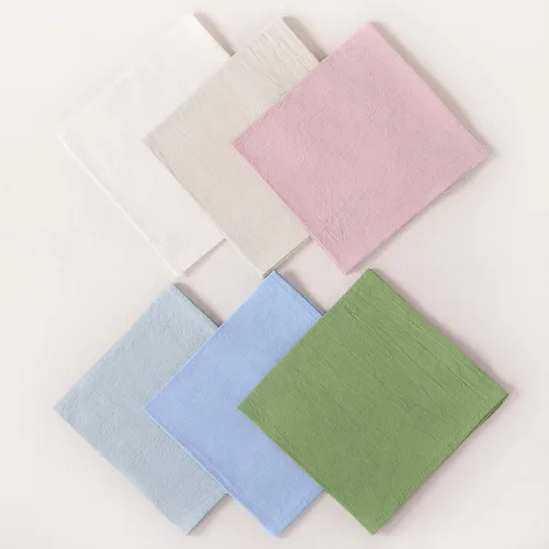 Vista 11 de Socomi Servilletas de Tela Verde para Otoño y Acción de Gracias, Lavables y Reutilizables, Juego de 4 de 43x43 cm, de Lino y Algodón, para Bodas