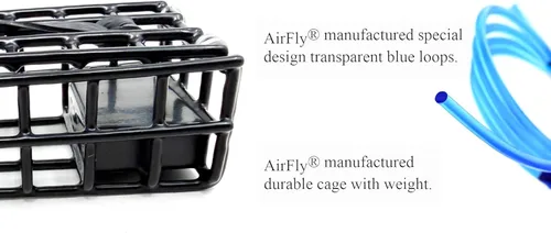 Vista 7 de AirFly Heavy Surf 6-Loop Crab Trap for Fishing Poles – Lead-Free, USA-Made, Premium Durable Loops – Ideal for Dungeness, Blue, Rock Crabs – Includes