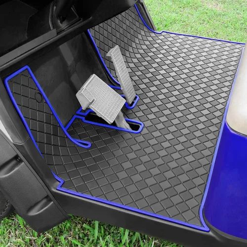 Vista 10 de Tapete para carrito de golf Cartalia de 8 mm de espesor, cobertura completa, compatible con Yamaha Drive2 (2017-2025), QuieTech [2017-2025] Negro
