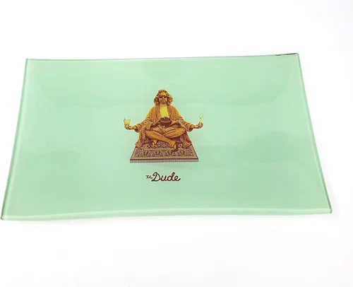 Vista 9 de E.G.G. Bandeja de vidrio resistente a las roturas: Decorativa/Coleccionable de alta resolución Gran regalo (entre nosotros)