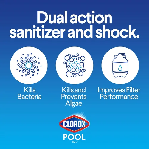 Vista 6 de Gránulos de cloración Xtra Blue de Clorox Pool&Spa, color azul, Azul