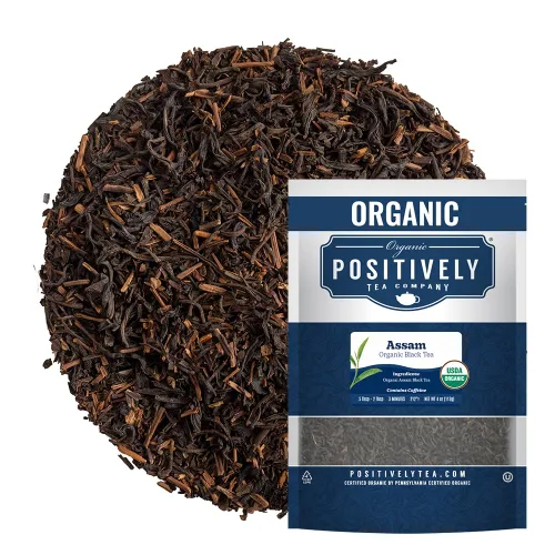 Vista 57 de Organic Positively Tea Company, Té Rooibos de vainilla y naranja sanguina, hoja suelta, 4 onzas