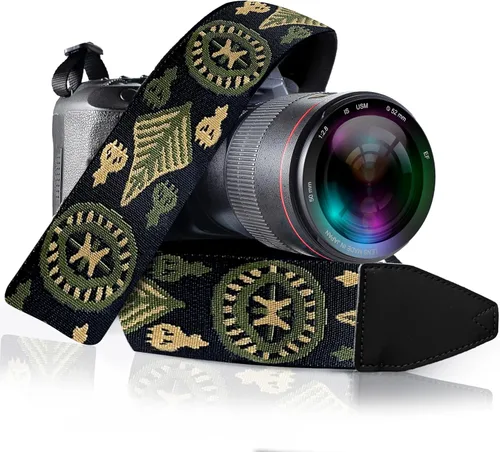 Vista 10 de Art Tribute Camera Strap for All DSLR and Mirrorless Cameras. Add Your Name Or Initials Make It a Personalized Gift
